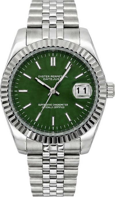 Seiko Mod 23Just Slate Green Roman