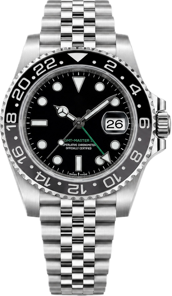 Seiko Mod 23GMT Bruce Wayne — vue 1