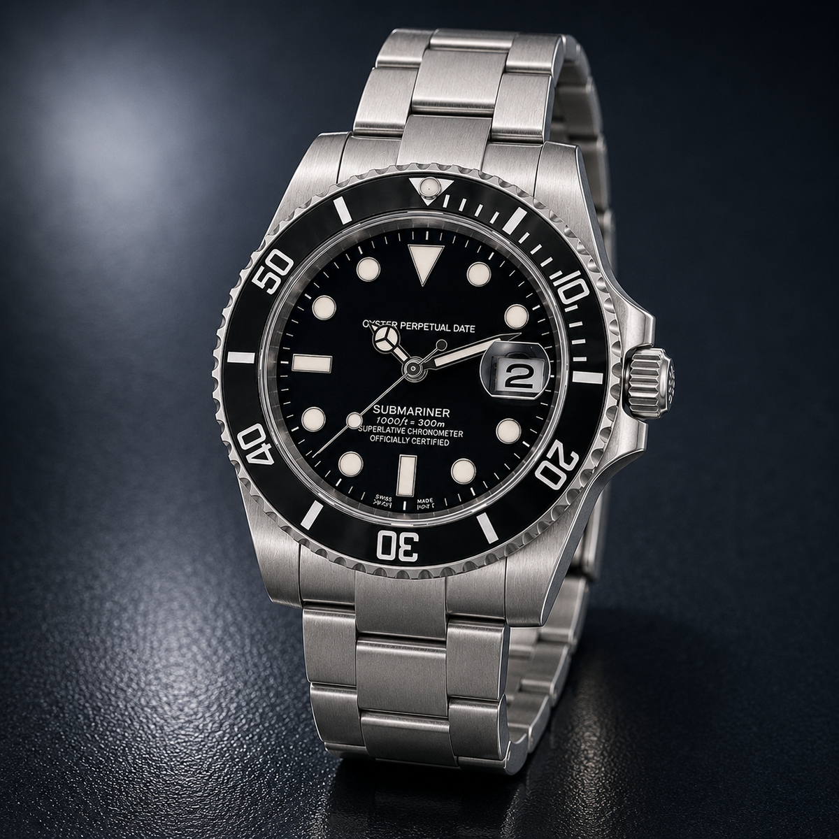 Seiko Mod SeikMariner cadran noir