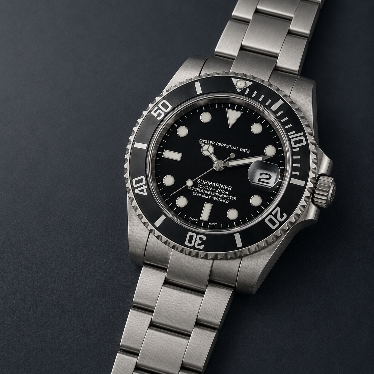 Seiko Mod SeikMariner cadran noir