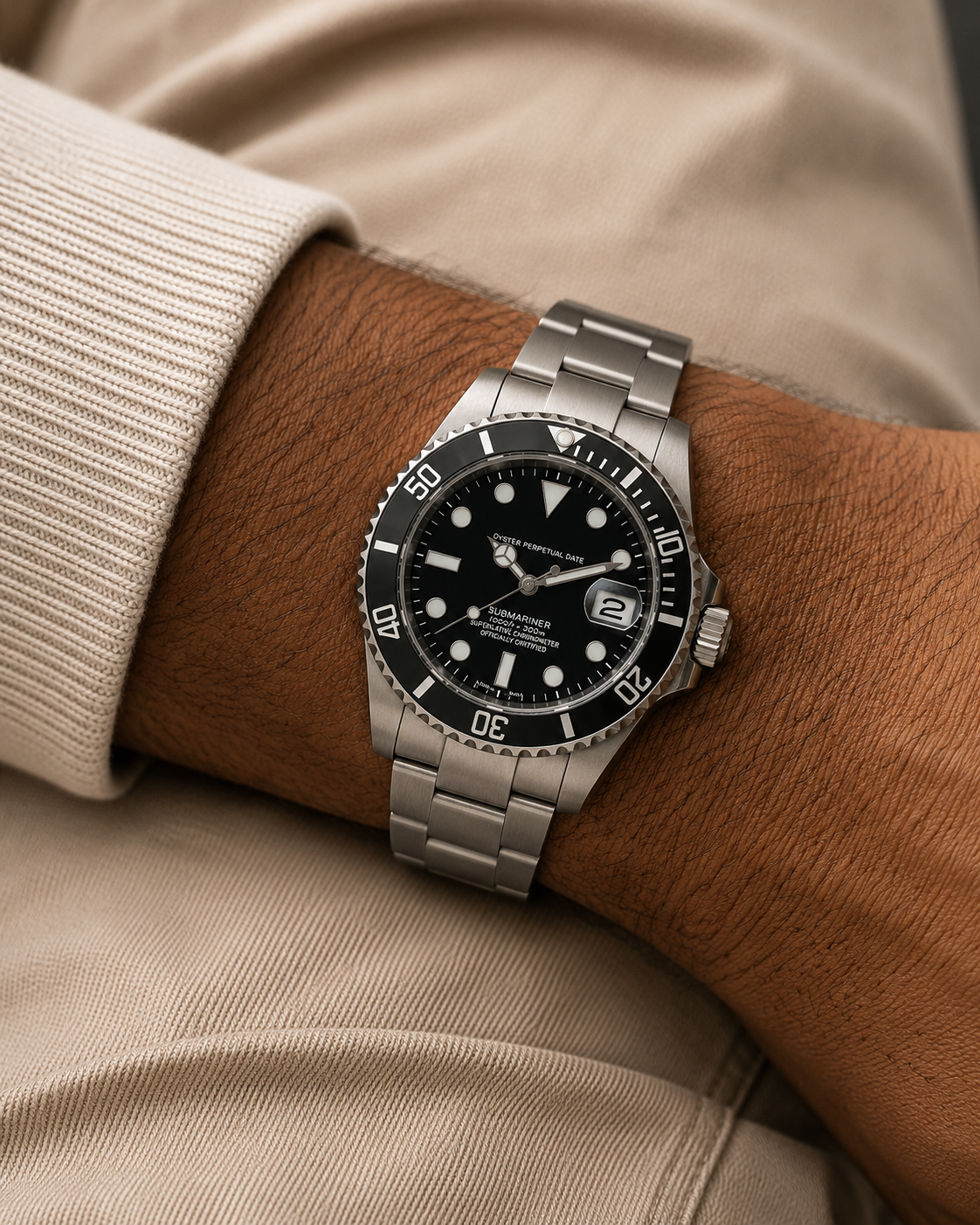 Seiko Mod SeikMariner cadran noir