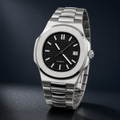 Seiko Mod 23Nautilus Black Dial — vue 3