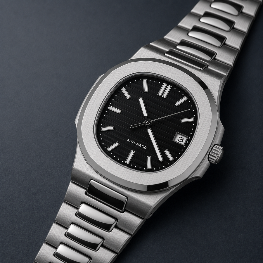 Seiko Mod 23Nautilus Black Dial — vue 4