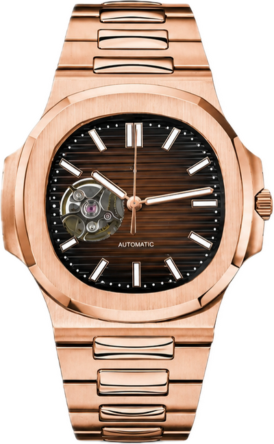 Seiko Mod 23Nautilus Chocolate Skeleton