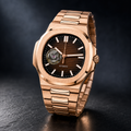 Seiko Mod 23Nautilus Chocolate Skeleton — vue 3