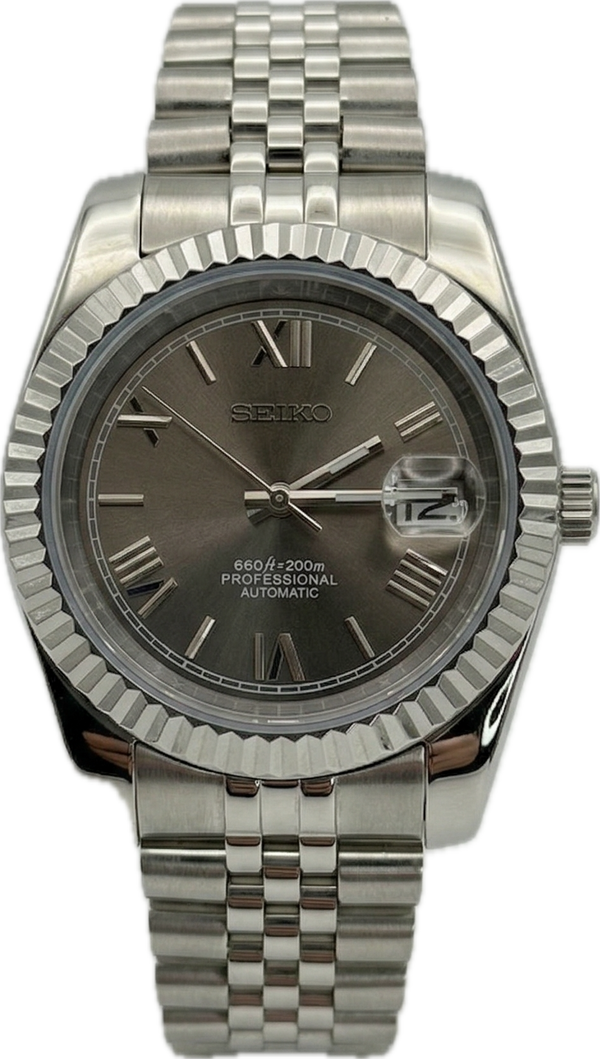 SeikJust Rhodium Roman — Montre automatique 23Watch