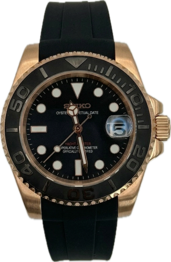 SeikMariner Yacht-Master Or Rose Noir